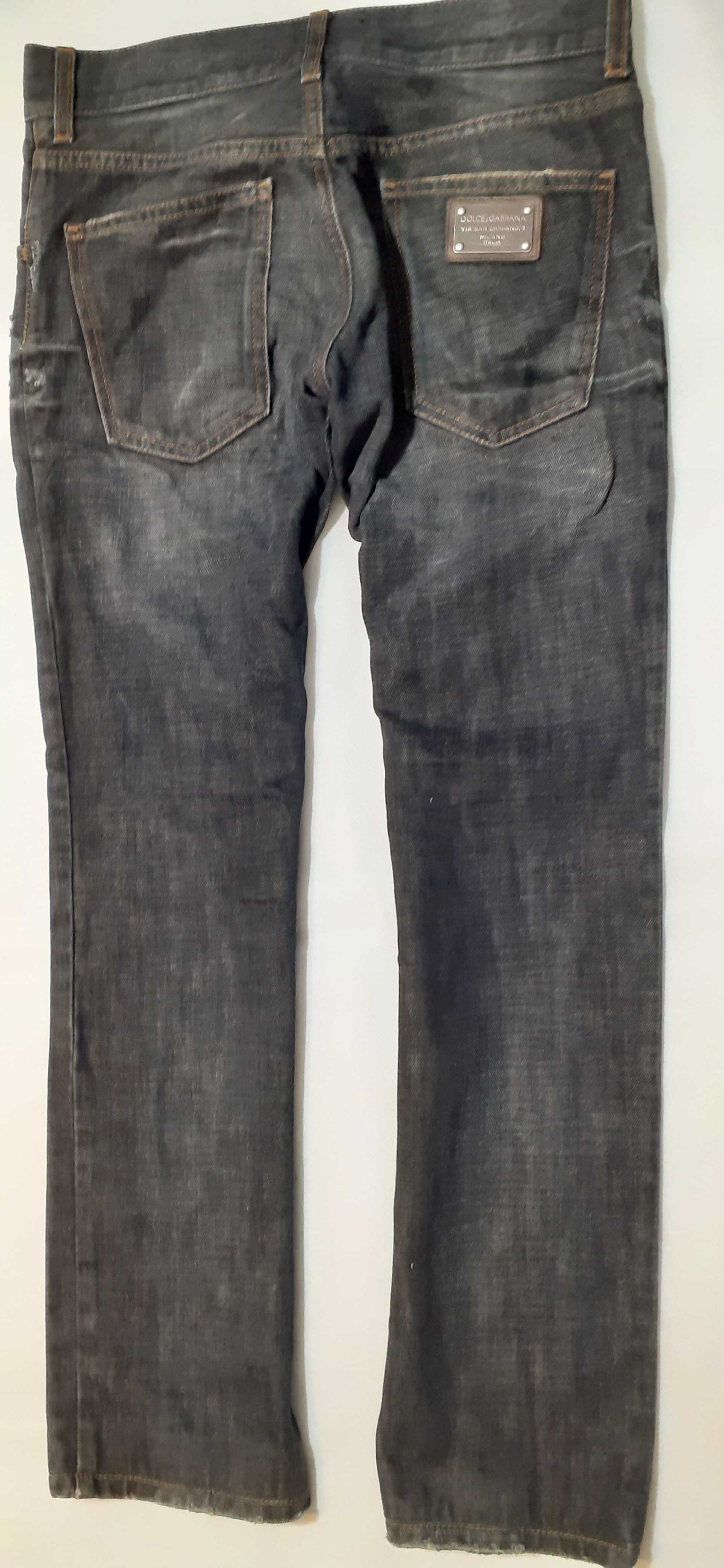 DOLCE & GABBANA M 44 damskie spodnie jeansowe denim