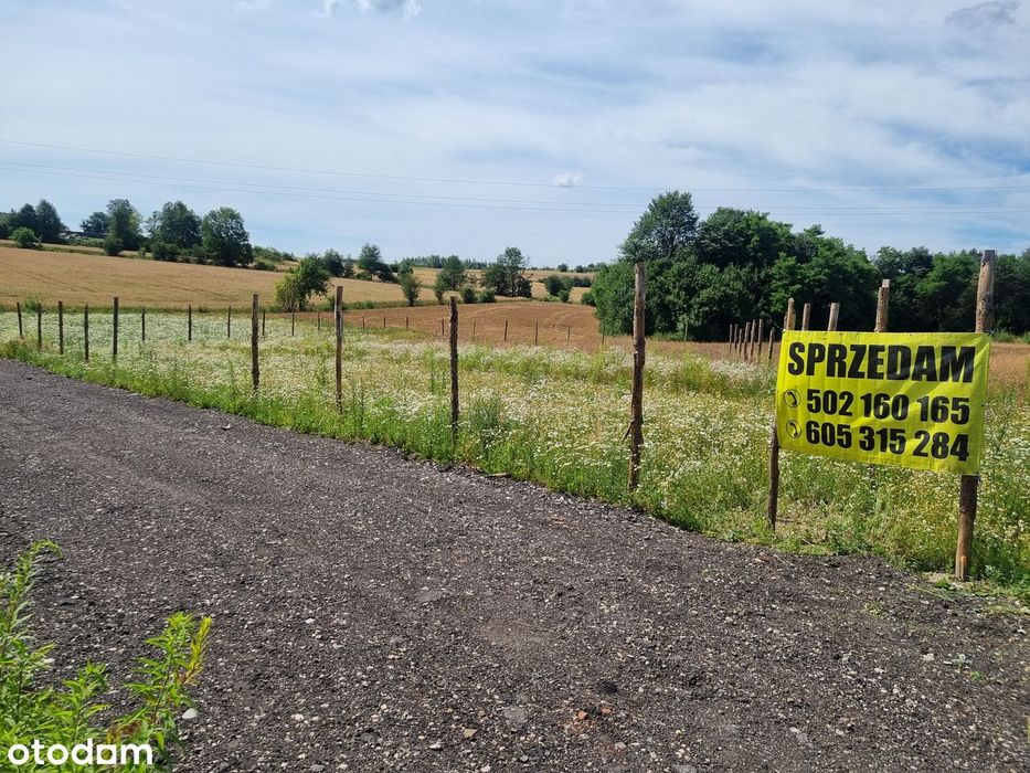 Działka budowlana VAT 23% gm. Ogrodzieniec Giebło Jura