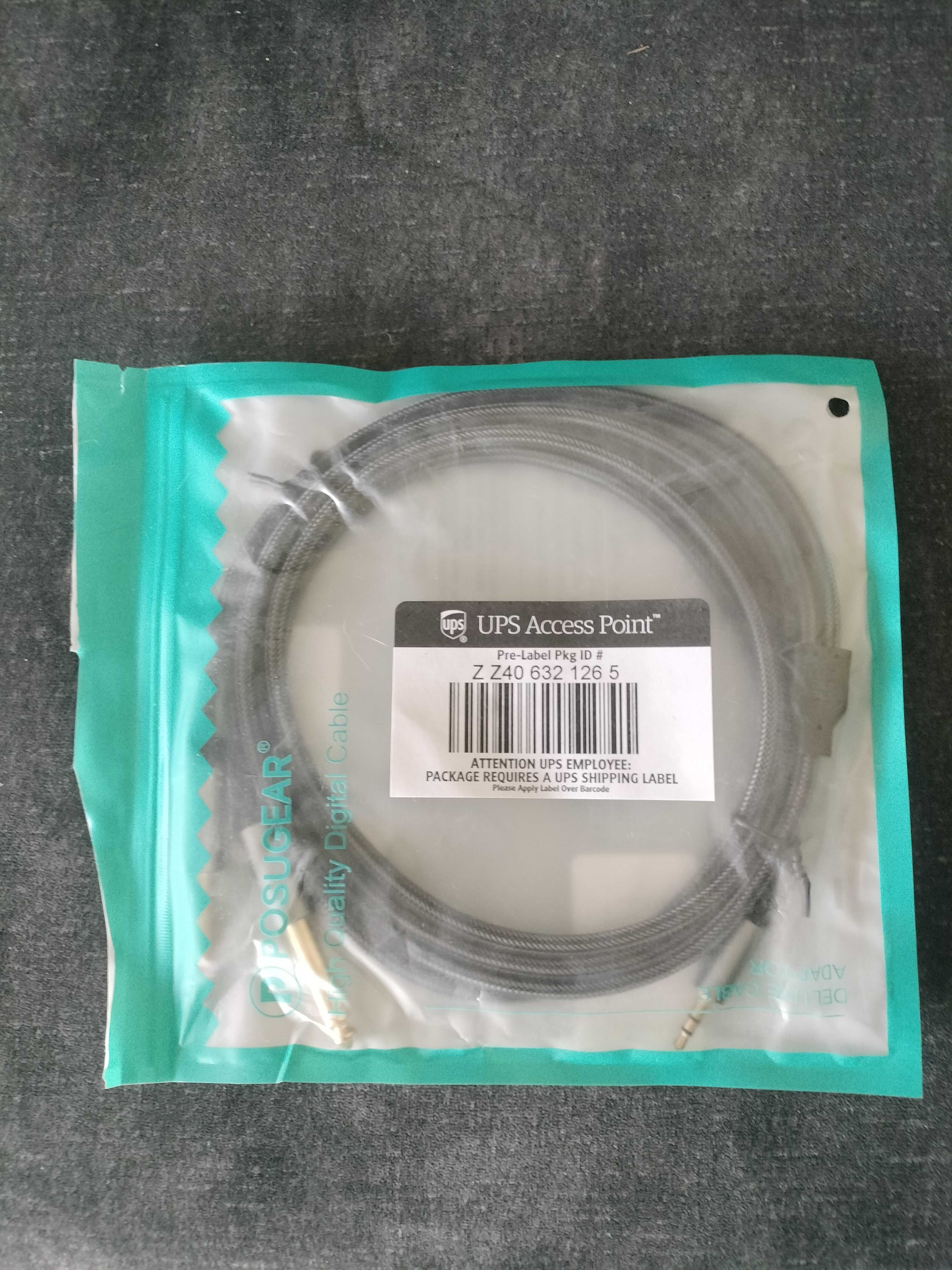 POSUGEAR Kabel audio 3,5 mm na Dual 6,35 mm mono Y 2 m, spp674