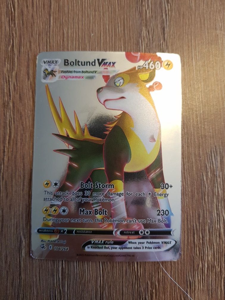 Karta pokemon Boltund Vmax