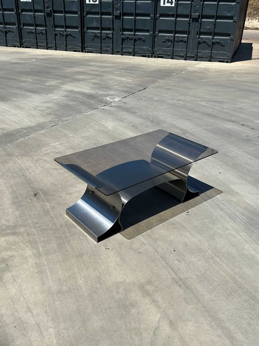 Mesa de centro por François Monnet – Kappa, França, anos 1970