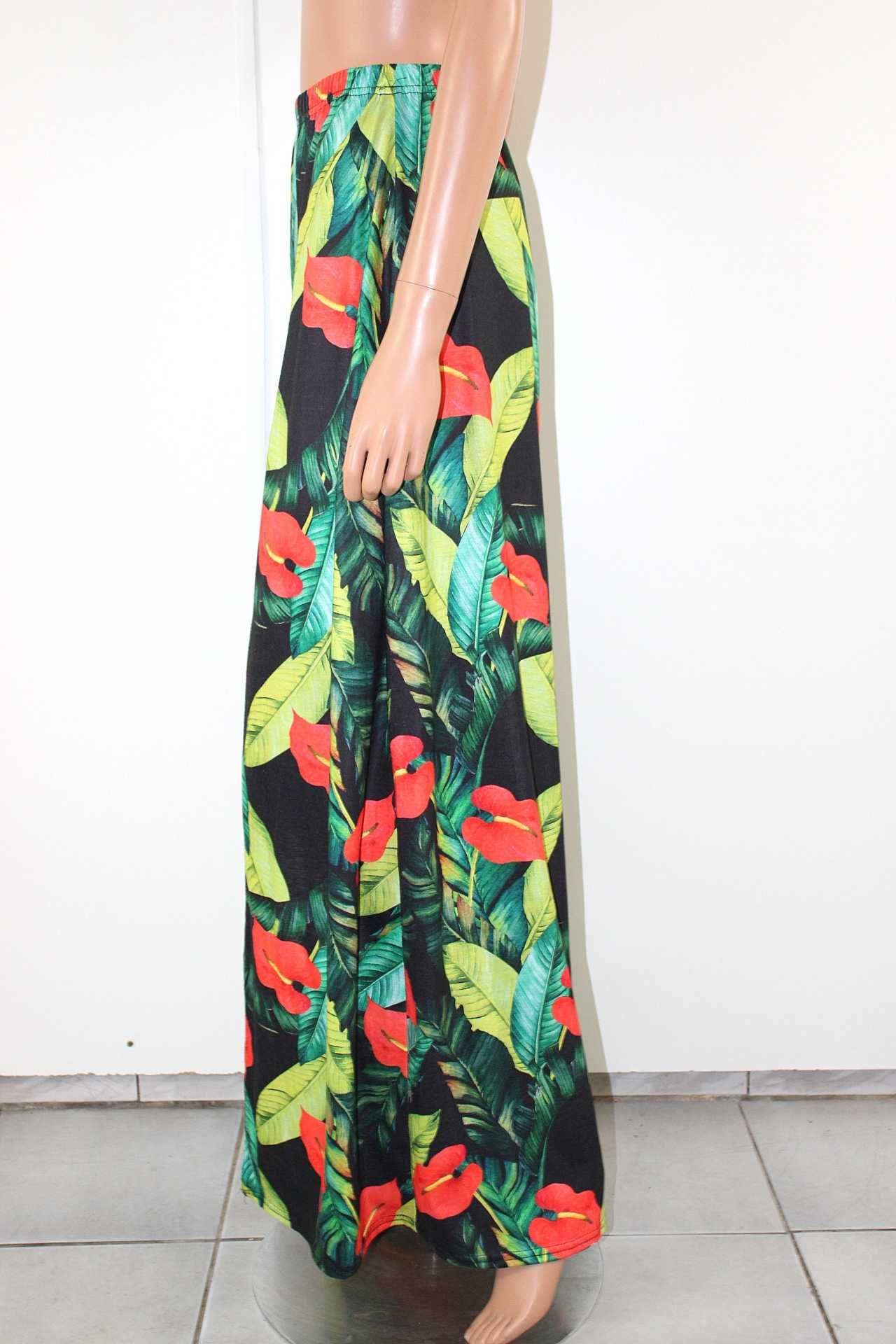 n2 PrettyLittleThing modna maxi spódnica z rozcięciem 38/40 M/L