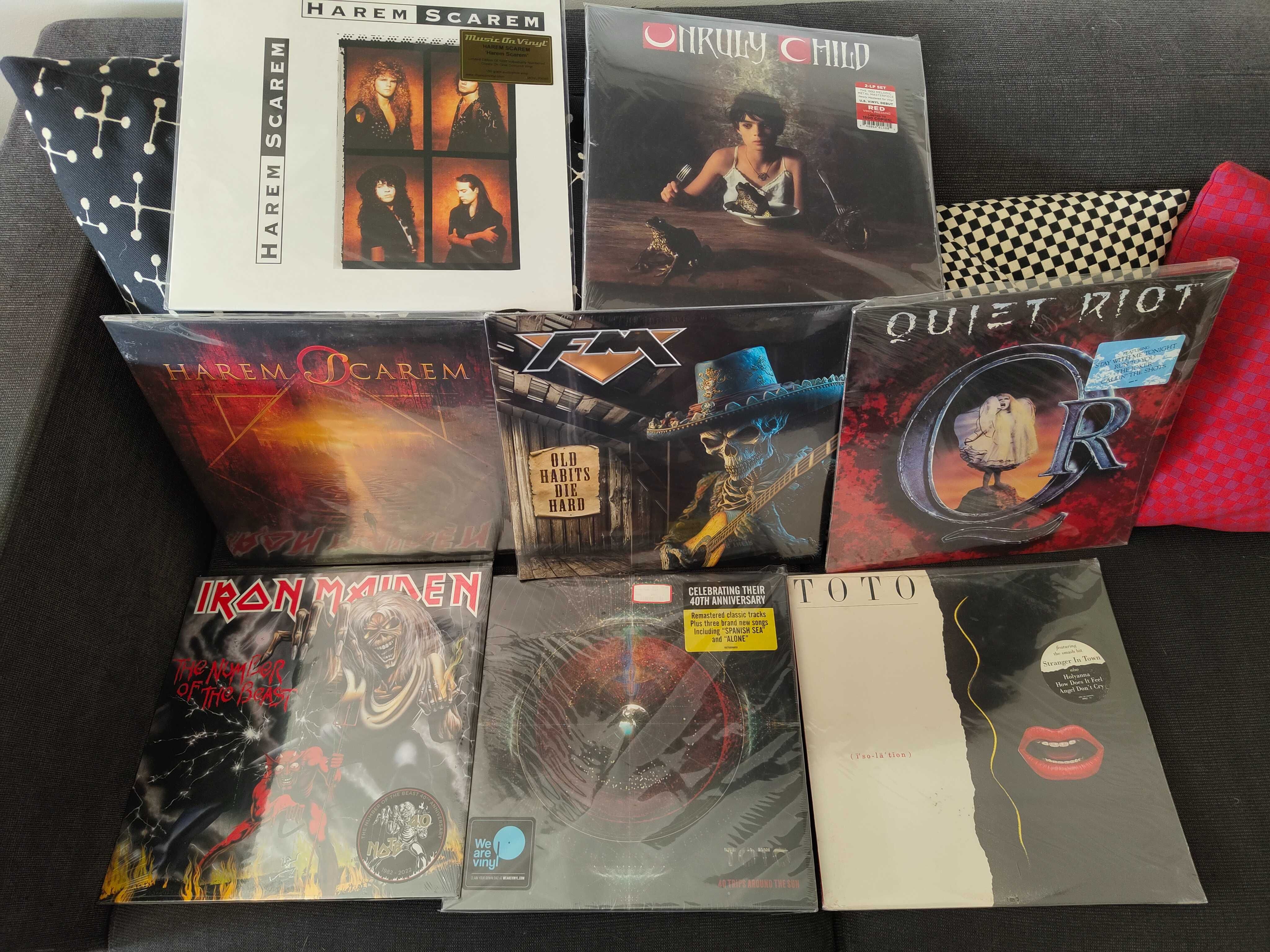 Lote 8 Discos LP´s. Novos/Selados. Hard Rock/AOR.