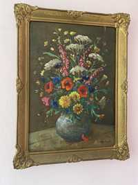 Obraz M. Kwaśny Kwiaty polne w wazonie