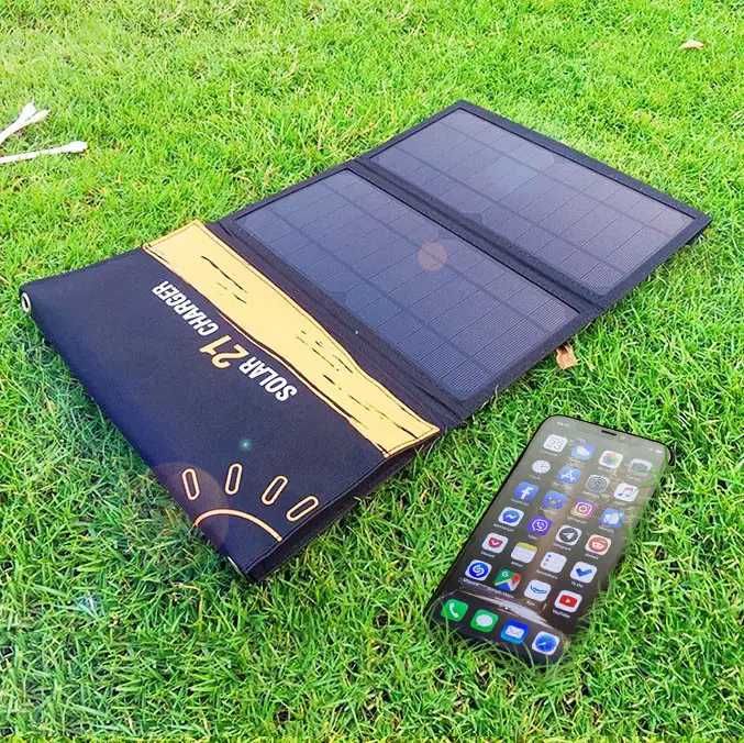 Портативна Сонячна батарея - Solar 21W Charger (Оригінал)