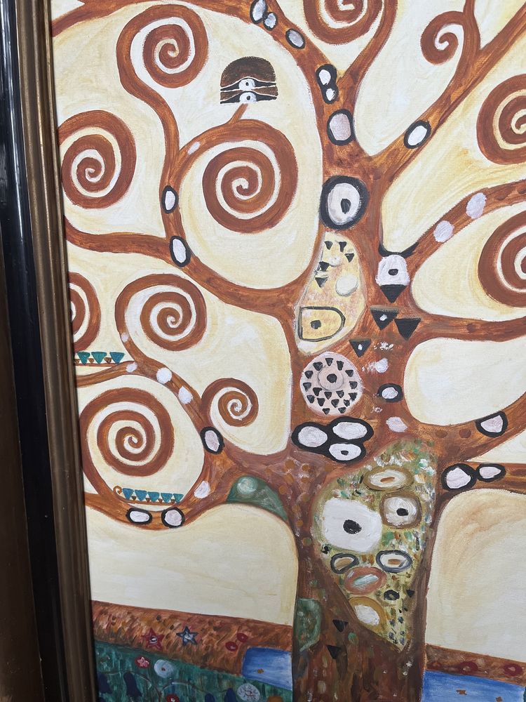 Obraz Klimt Drzewo życia ręcznie malowany