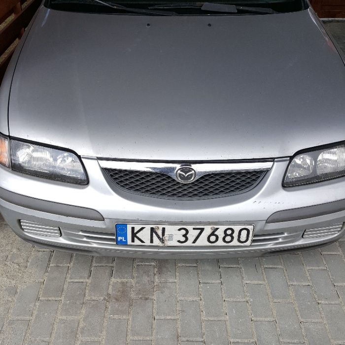 Mazda 626 GF 1999r. Koła, felgi alu 5x114.3 R15, lusterko, półka tył.
