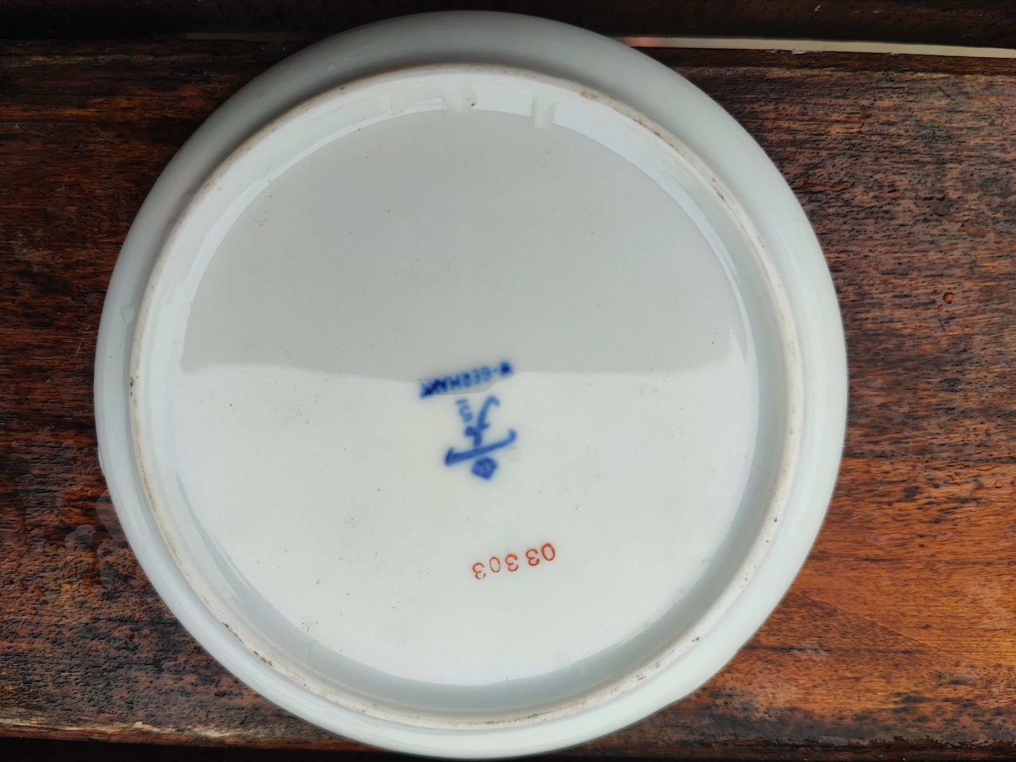 Vintage Porcelana Furstenberg Dwa małych talerzyka