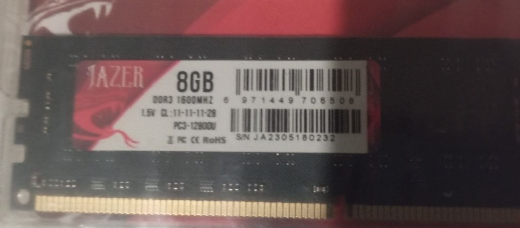 Memória RAM DDR3 8gb nova embalada