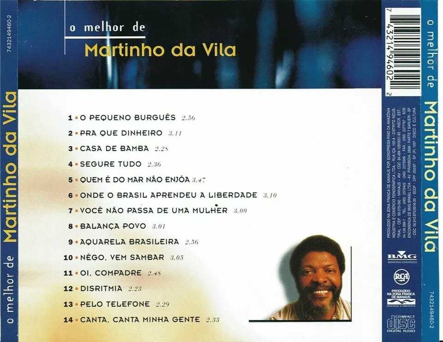 Martinho da vila - O MELHOR DE- 1997 BMG
