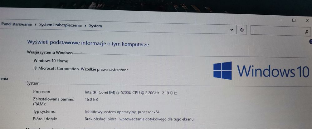 Laptop używany Dell Latitude 3350. 1000GB 16GB RAM Windows 10 Home