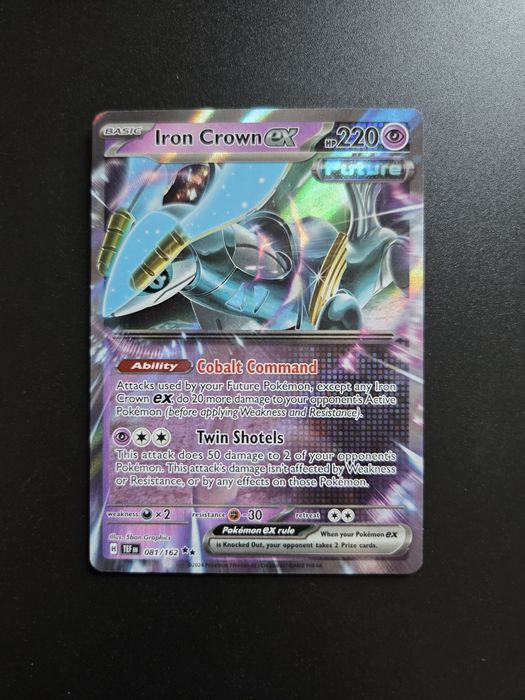 Pokemon Temporal Forces TEF 081 Iron Crown ex