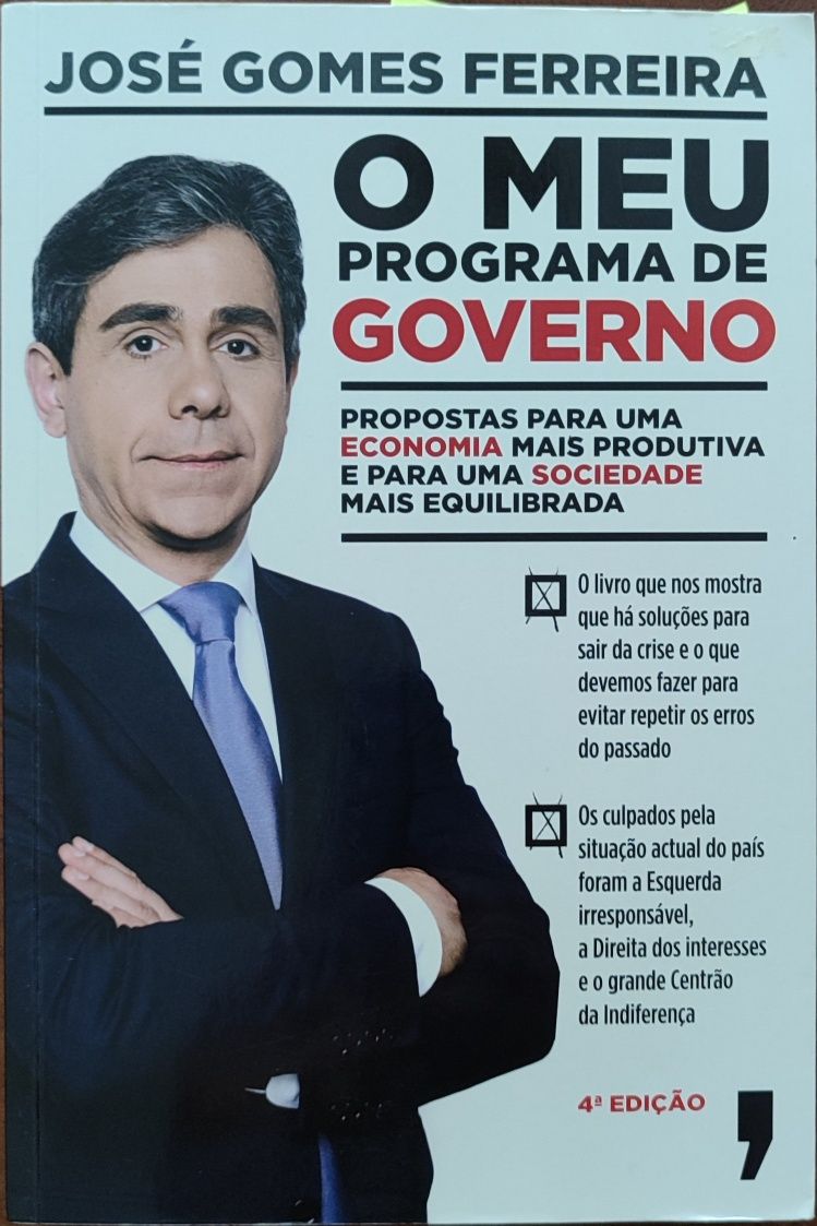 Livro "O meu programa de governo'