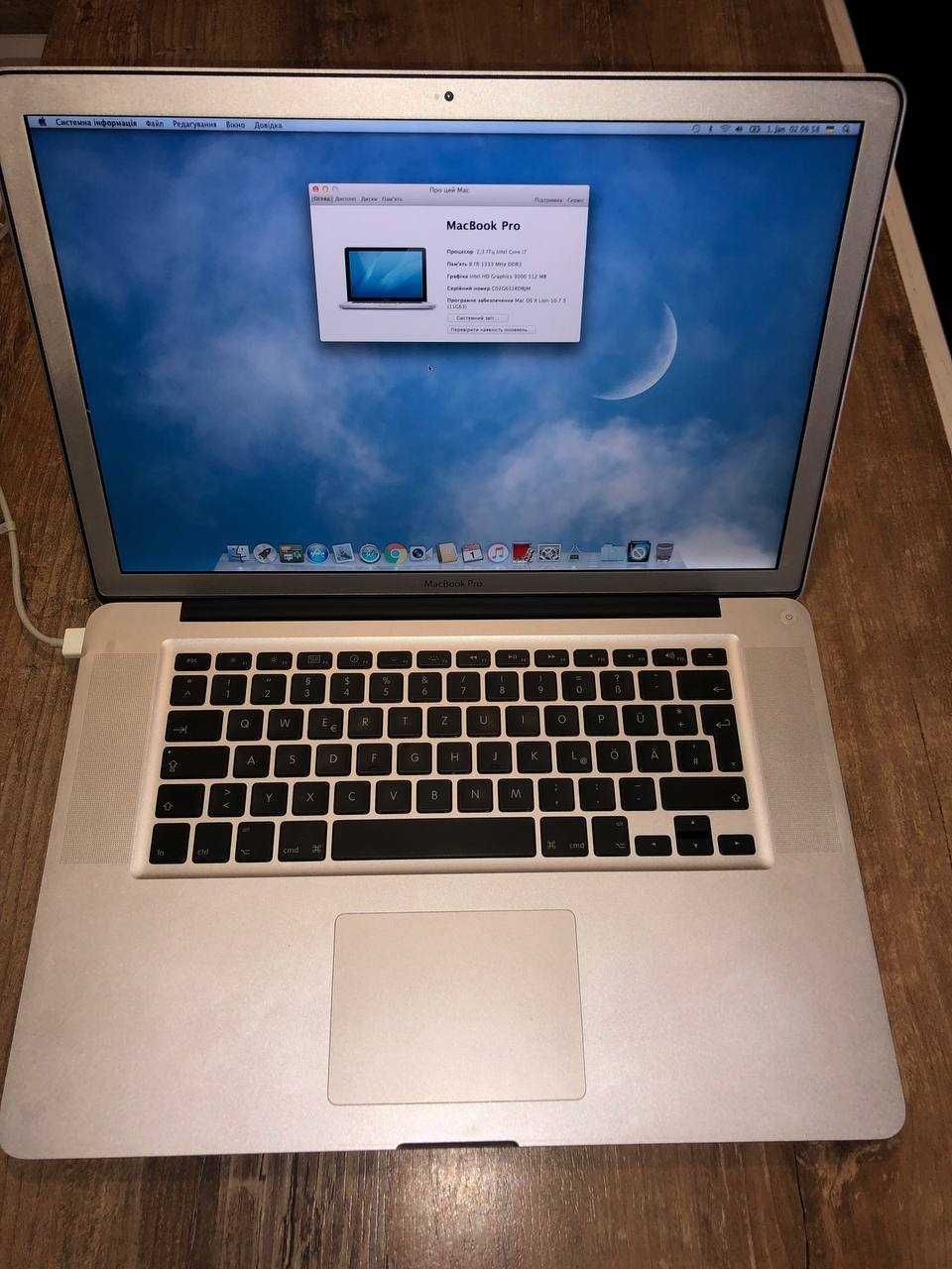 Apple Macbook Pro a1286/ core i7 2,3ghz/ram8gb/ssd500gb