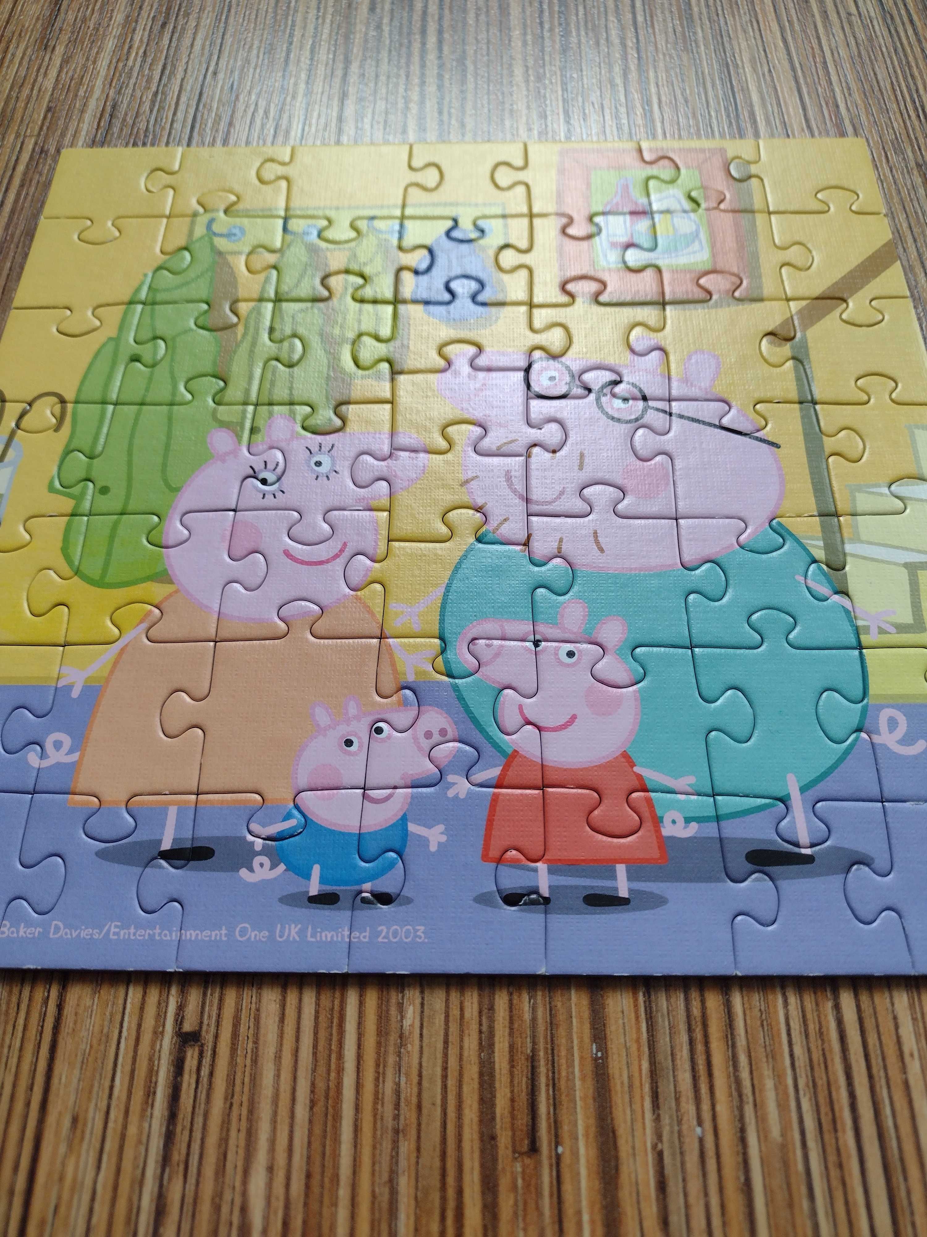 TREFL, Świnka Peppa, puzzle 3w1