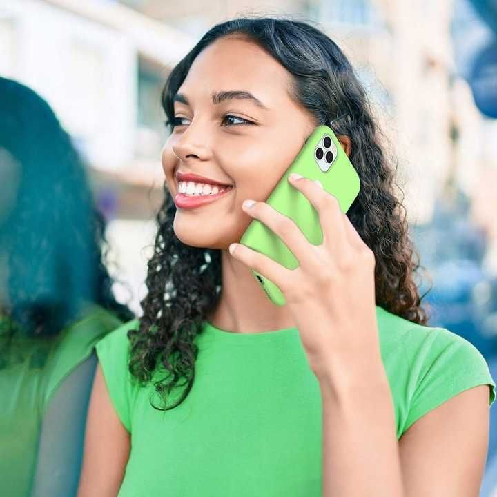Plecki do Apple iPhone 11 Pro Max ETUI silikonowe case zielony