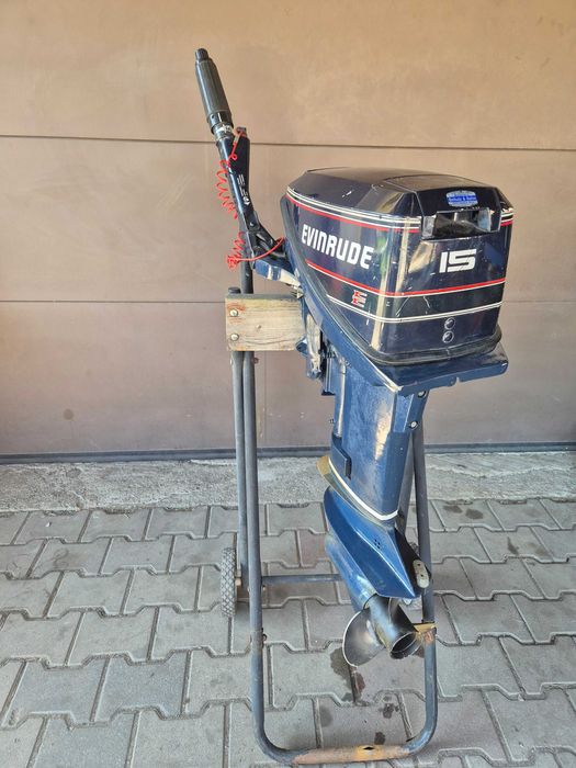 Evinrude 15 KM  stopa S silnik zaburtowy