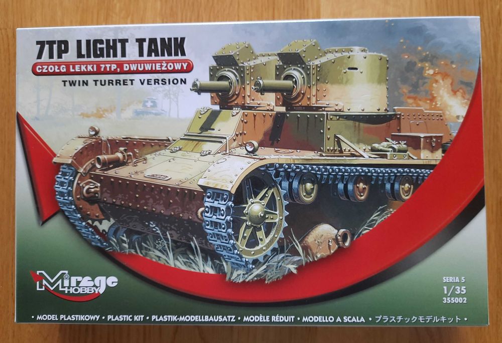 Model 7TP Light Tank czołg lekki 7TP dwuwieżowy
