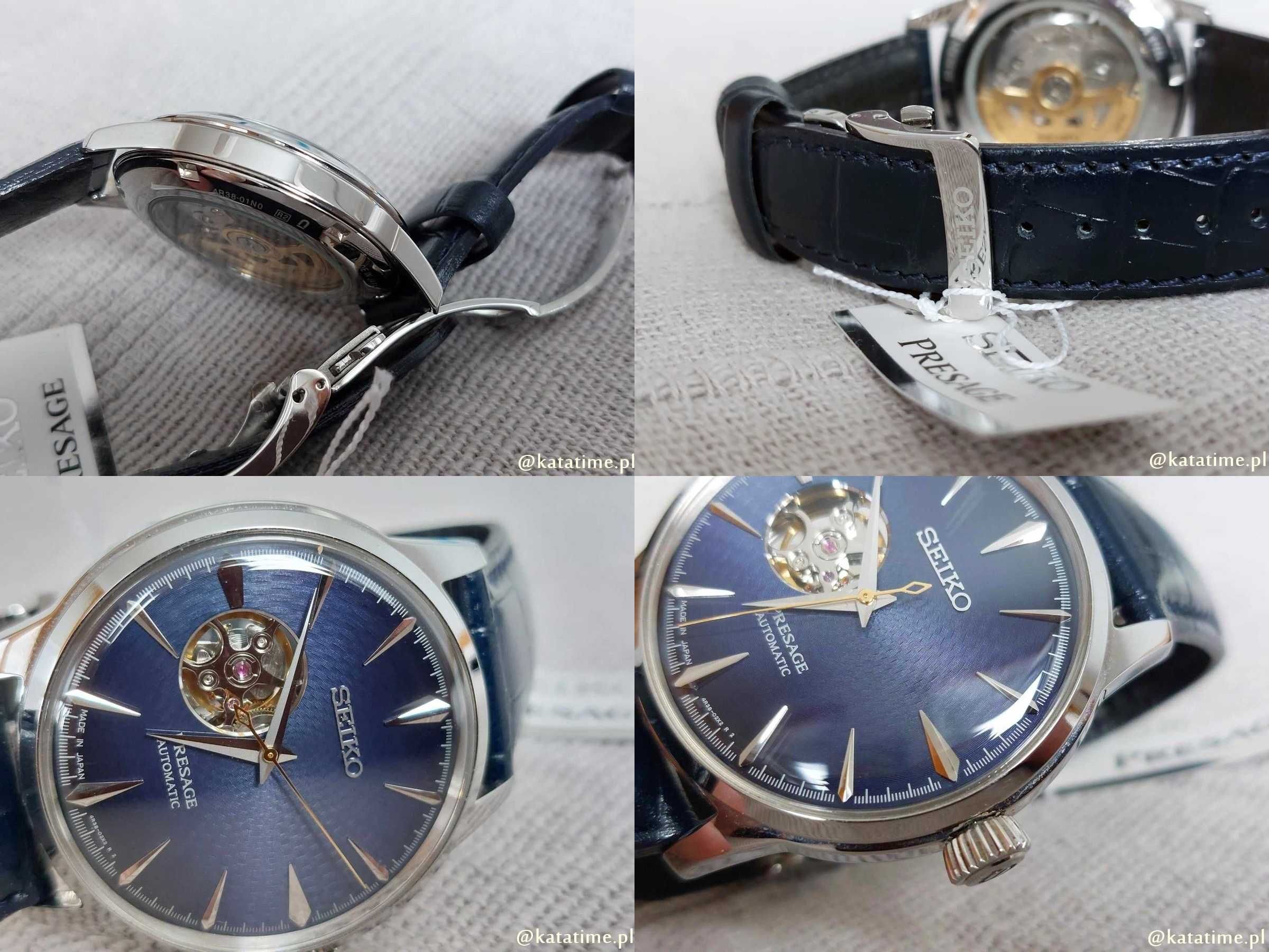 Zegarek męski Seiko Presage Cocktail Blue Moon Automatic SSA405J1