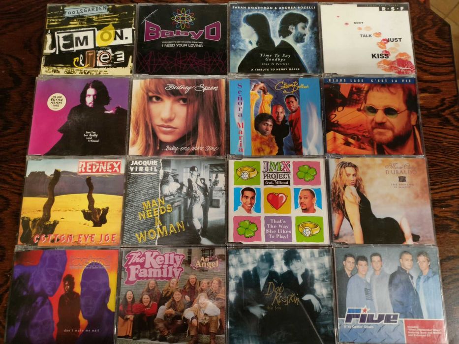 Single, płyty CD mix - dance, pop, techno, rock, reggae, inne