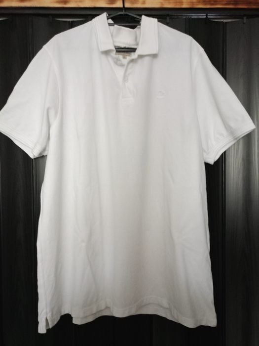 Firmowa koszulka polo biała męska rozmiar XXL