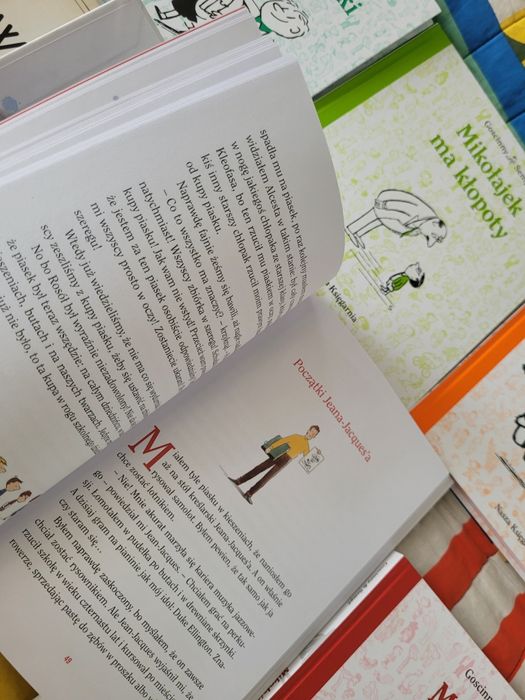 Mikołajek seria książek, przygód + Wielka Księga Mikołajka