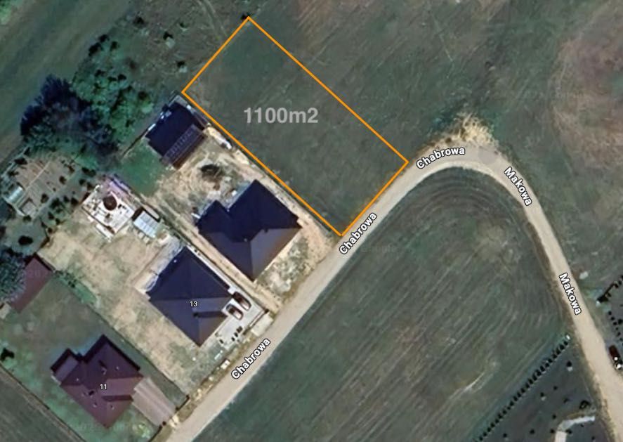 Działka budowlana, Rzekuń ul. Chabrowa