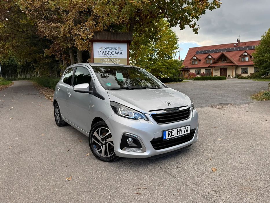 Peugeot 108 pierwszy wlasciciel wersja allure 1.2 benzyna