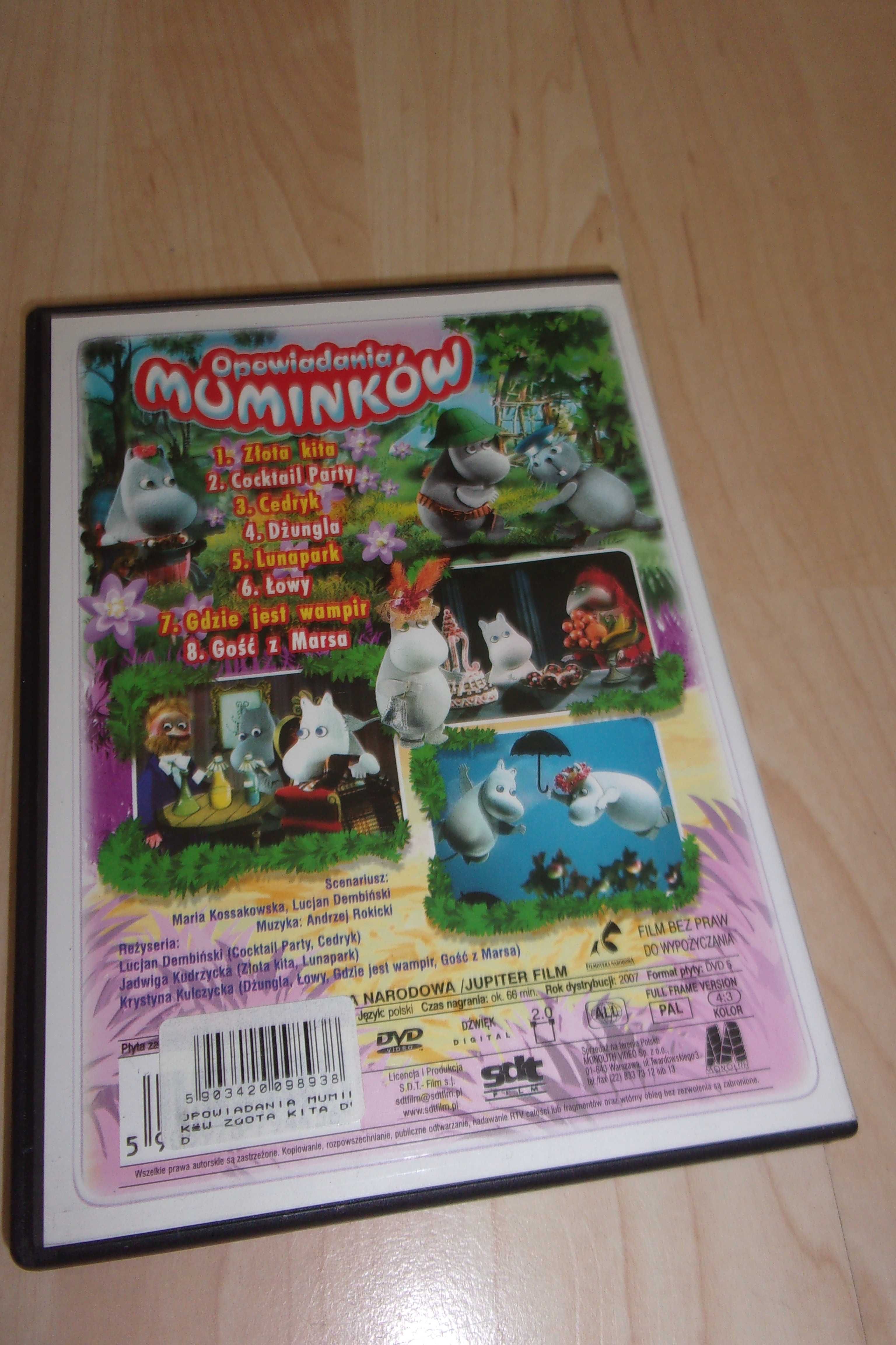 dvd opowiadania muminków złota kita