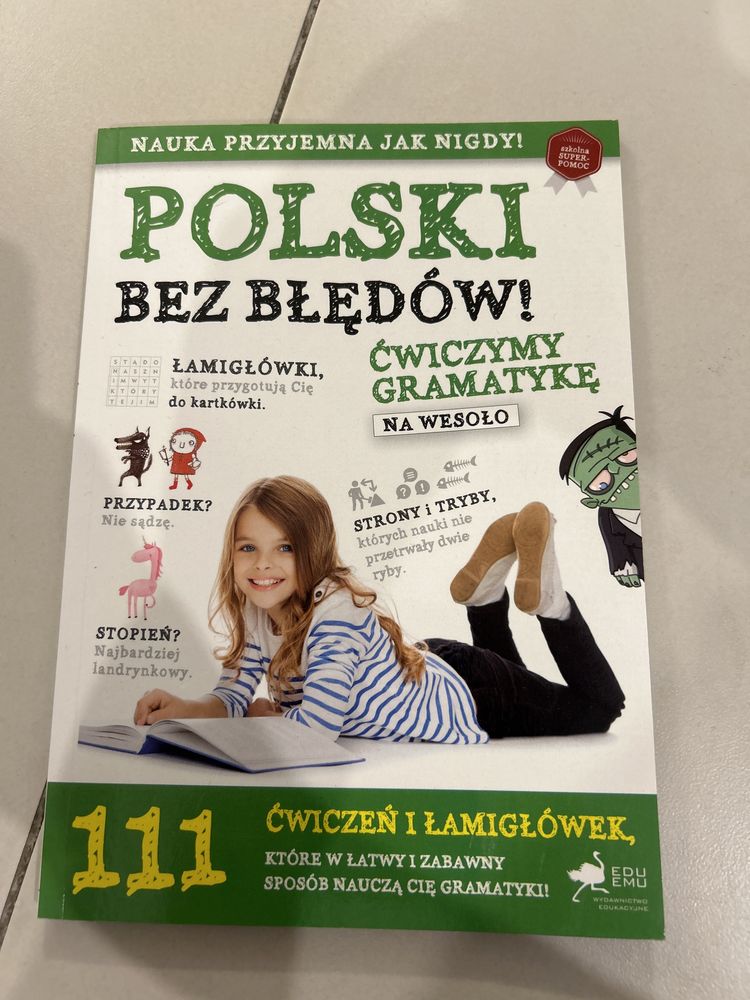 Polski bez błędów - ćwiczenia i rebusy