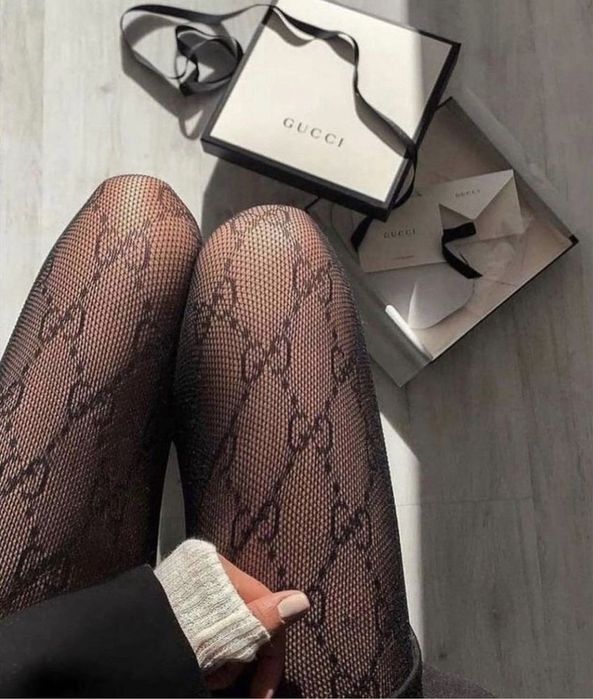 Колготы гуччи гучи колготки мелкая  сетка гучі сітка крупная