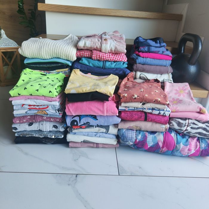 Paka ubrań dla dziewczynki 134/140