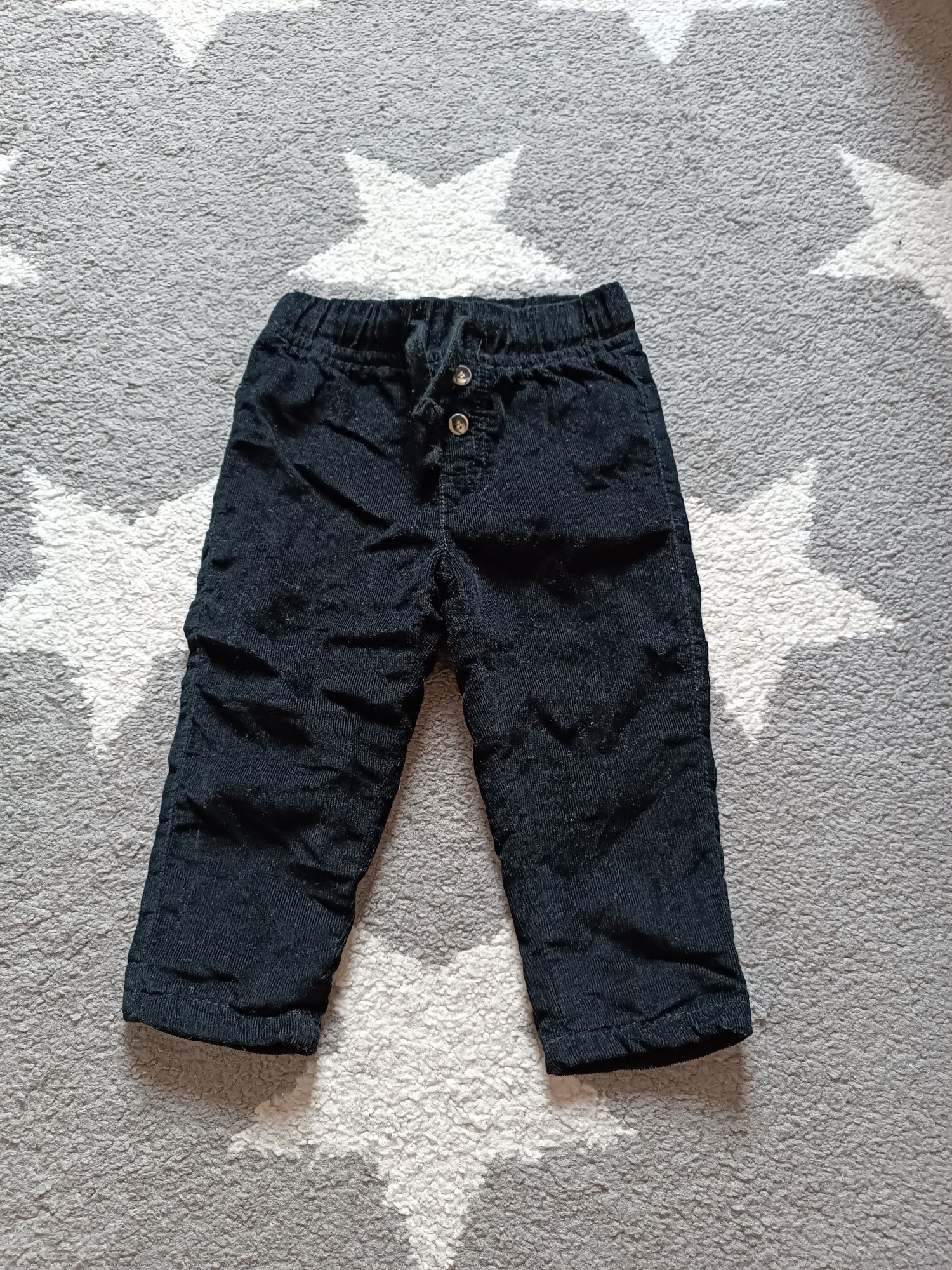 Czarne spodnie dresowe jeansy dresy Sinsay Pepco 80 - 3 szt