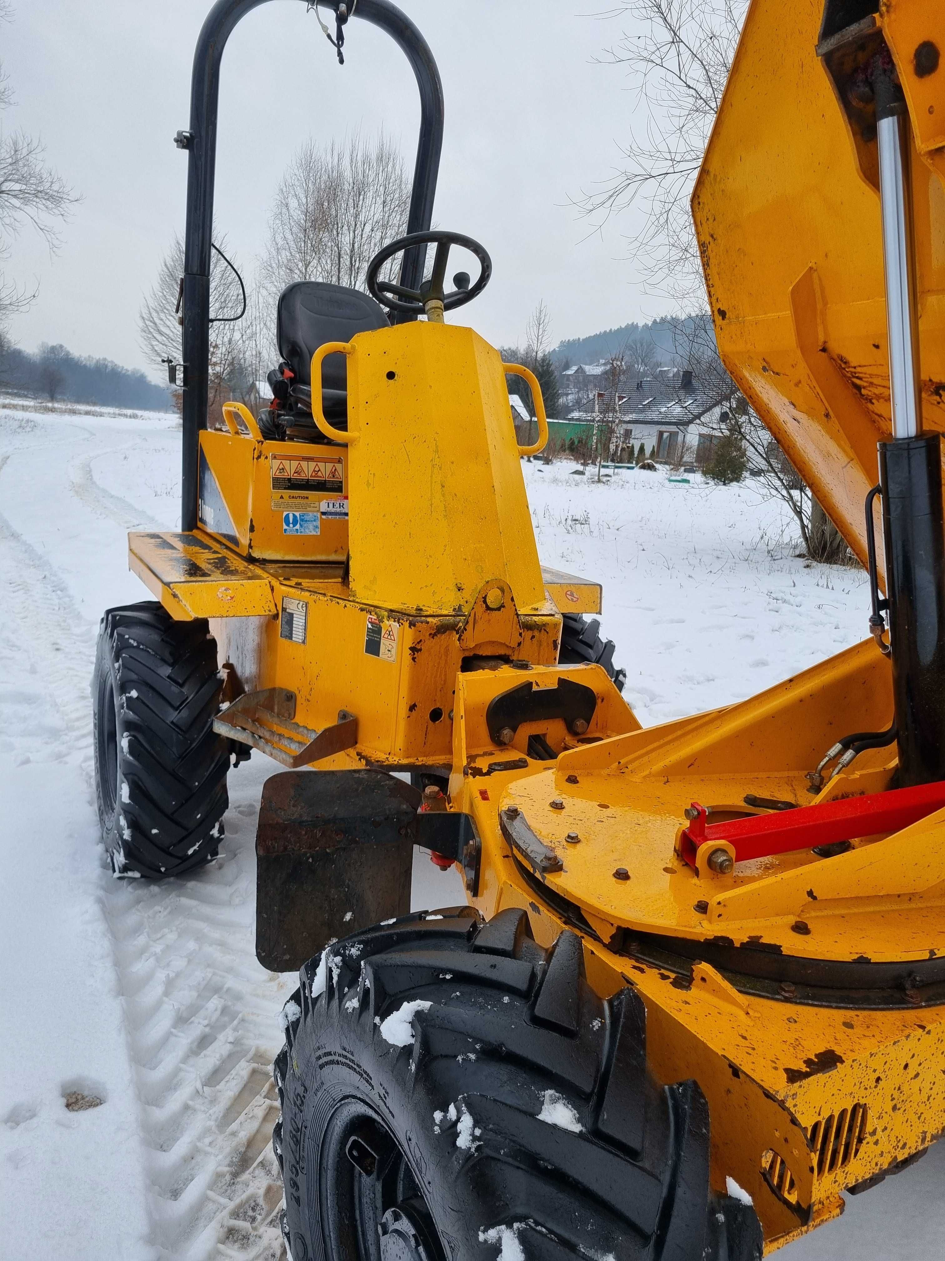 Wozidło 3t Thwaites JAK NOWE 2018r Import Norwegia 1530h KIPER+OBRÓT!