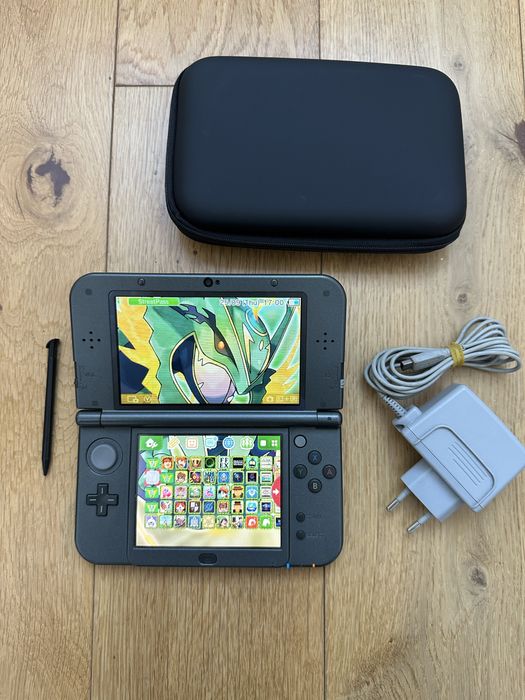 New 3DS XL (Top IPS, 128Gb, 200+ jogos, Pokemon/Zelda/Mario/Inazuma)