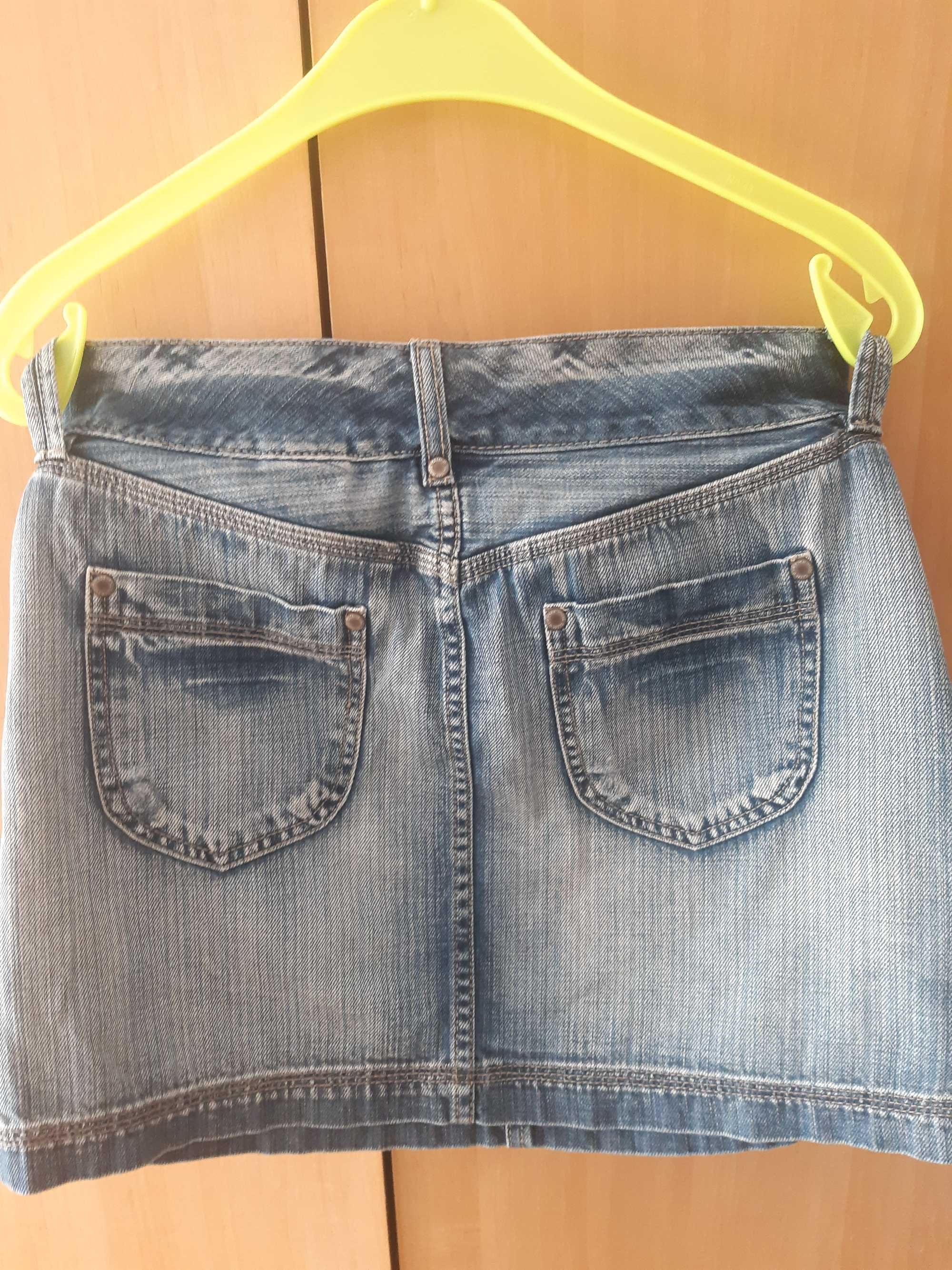 Spódniczka jeans rozm.38