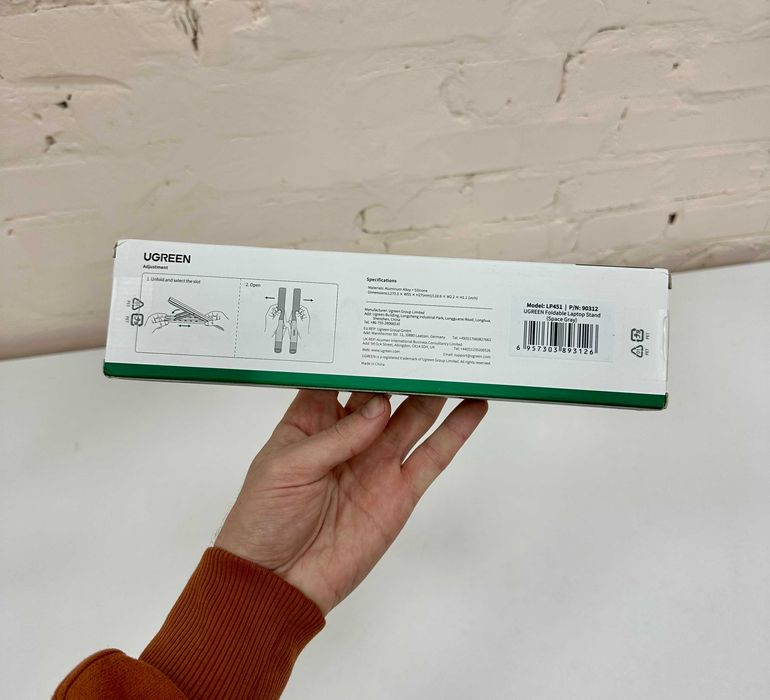 Підставка для ноутбука Ugreen LP451 Silver