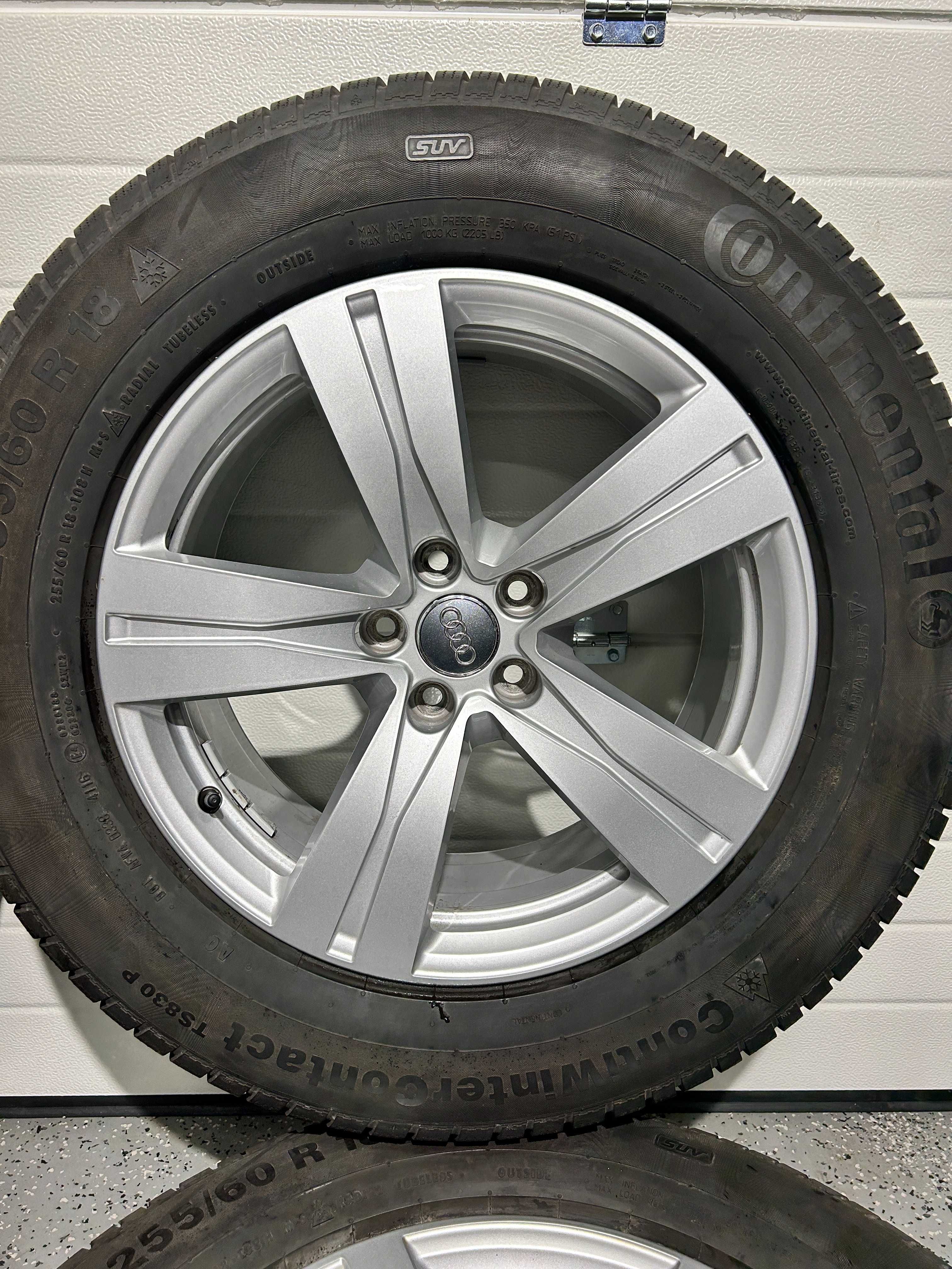 KOŁA FELGI 18'' AUDI Q7 4M Continental 255/60R18 2016r. 7mm