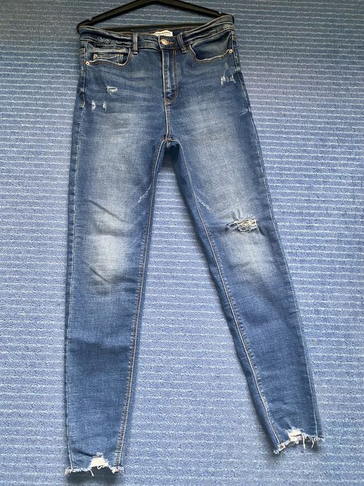 Jeansy Stradivarius skinny, high waist, jak nowe