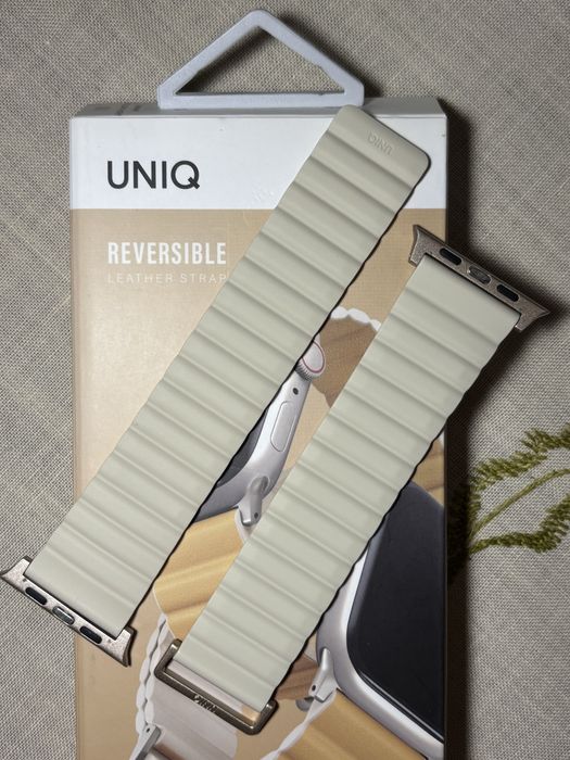 Двосторонній ремінець для Apple Watch 49/45/44/42 mm Uniq Revix
