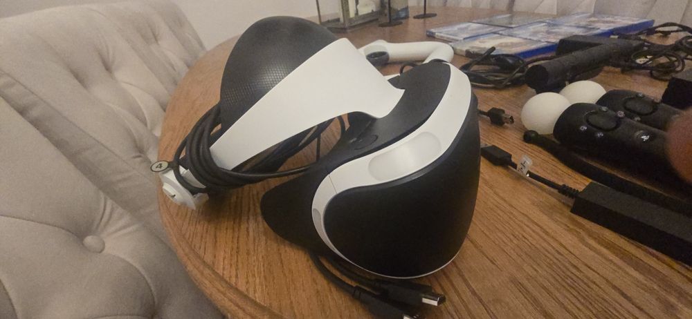 PS VR + Kamera + Move 2x + 5 GRY VR| Pełen Zestaw do Gier VR PS4 PS5