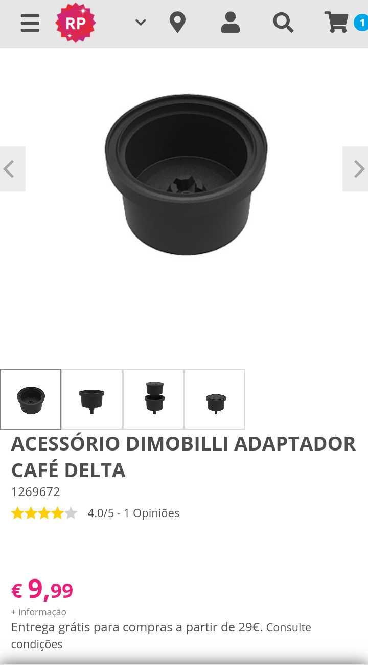 Porta café Dimobilli pó, Dolce Gusto, Delta, pastilha, original