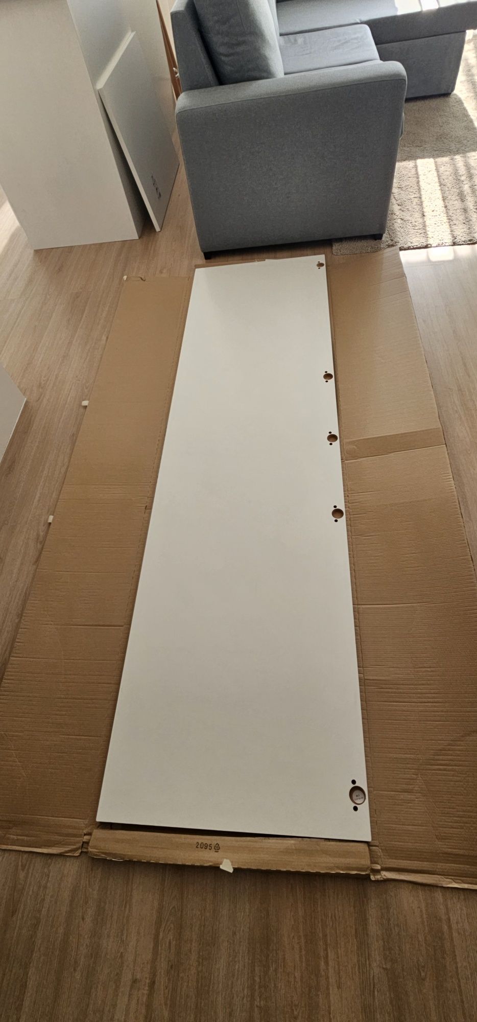 Porta cozinha branca 60×215