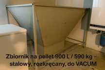 Zbiornik na pelet 900L/590 kg zasobnik rozkręcany + sonda ssąca VACUM