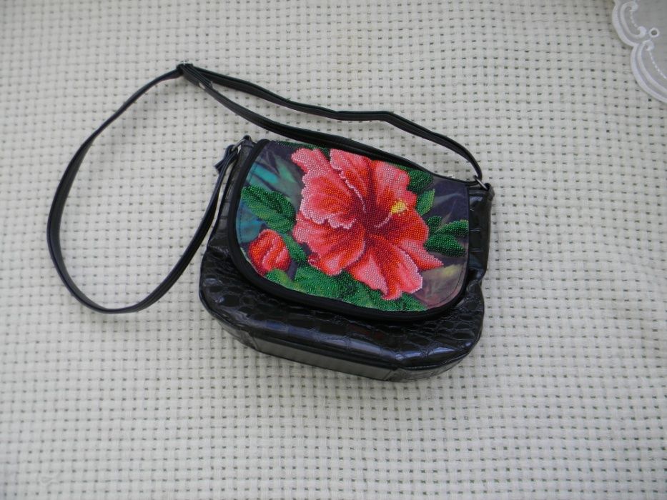 Сумка «Гібіскус» ручної роботи