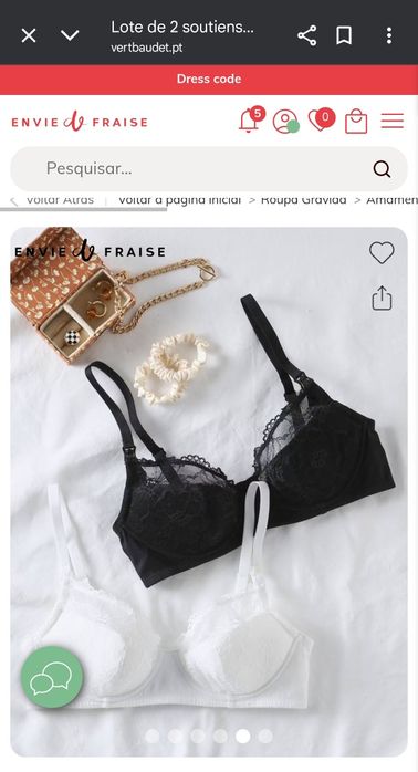 Lote de 2 soutiens em renda, especial gravidez e amamentação