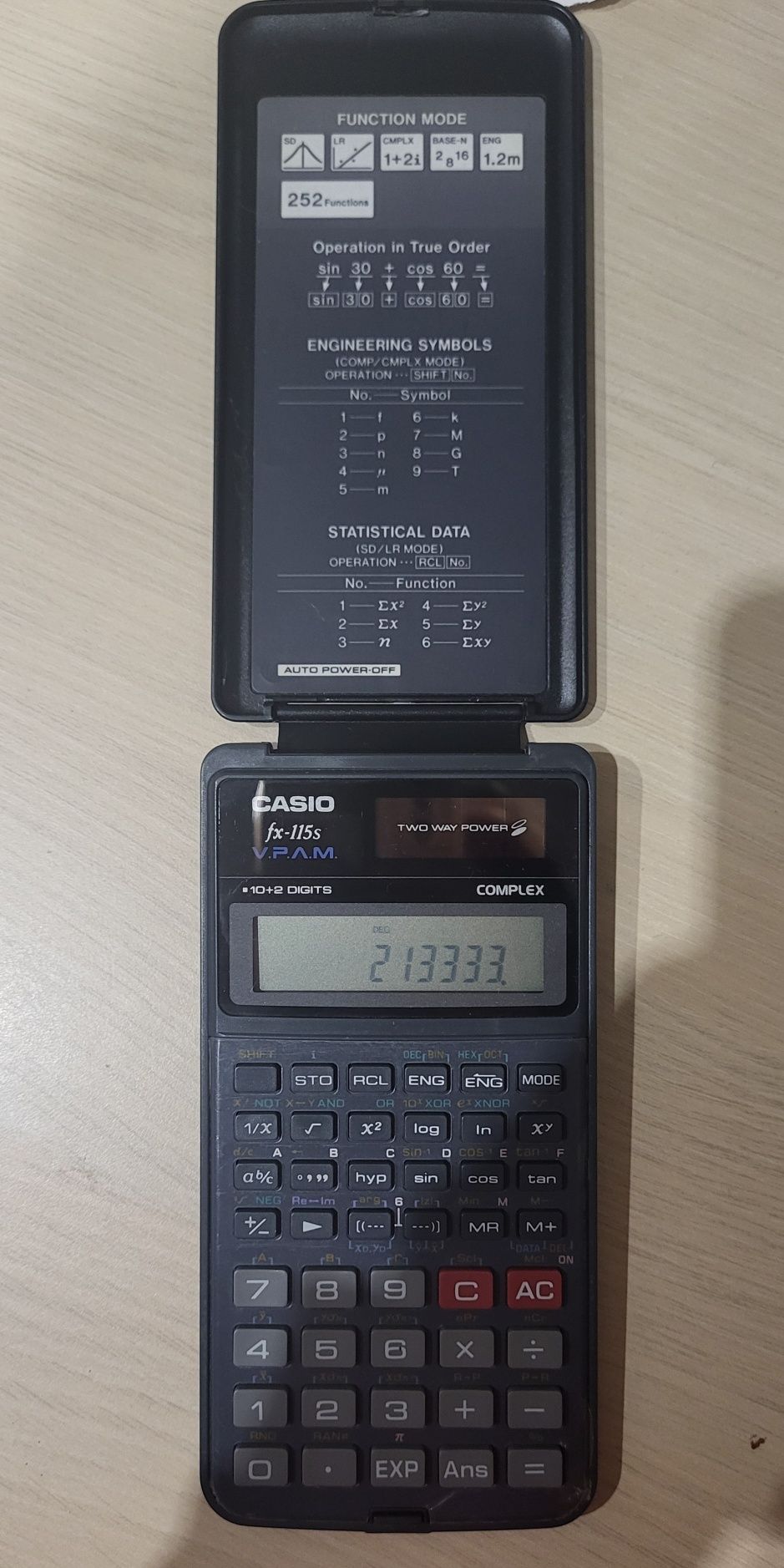 Инженерный калькулятор CASIO fx-115s