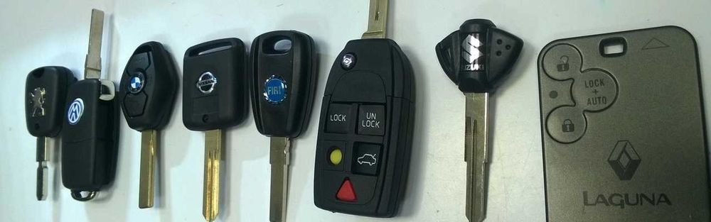 Dorabianie kluczy samochodowych. Kopiowanie immobilizerów i pilotów.