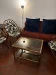 Moveis de sala sofas, cadeiras e mesa