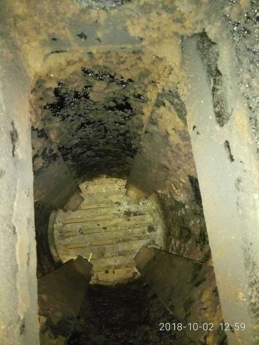 Чистка дымохода , печи , камина , котла Киев и область ( роторная)